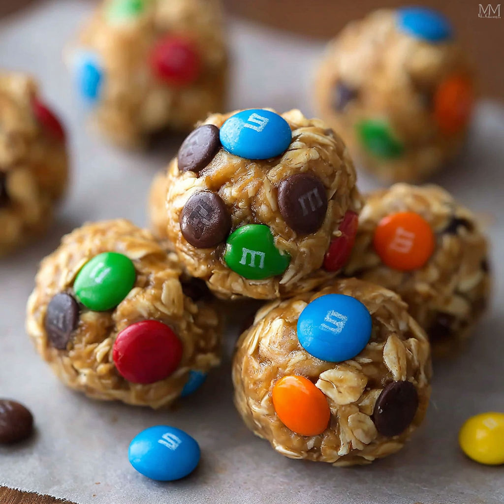 A plate of Monster Energy Bites.