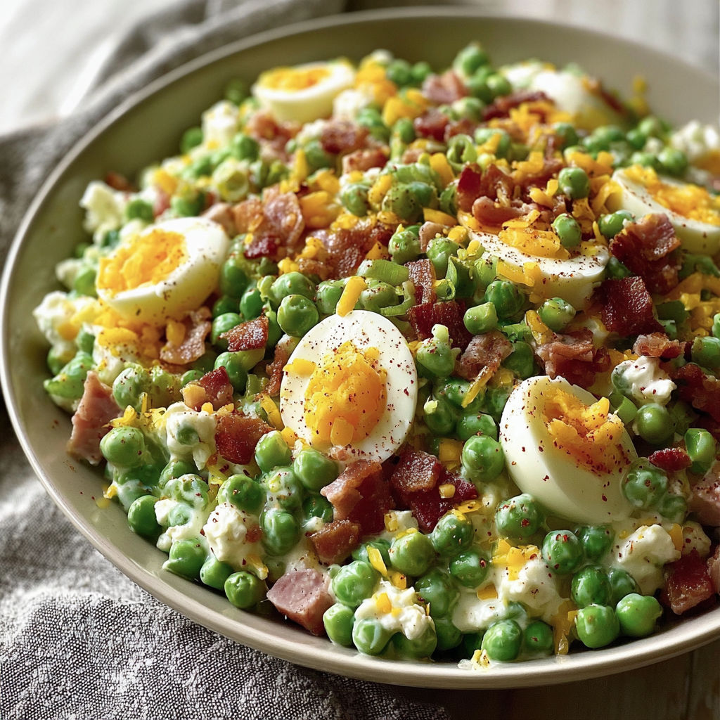 A bowl of Southern Pea Salad Classic.