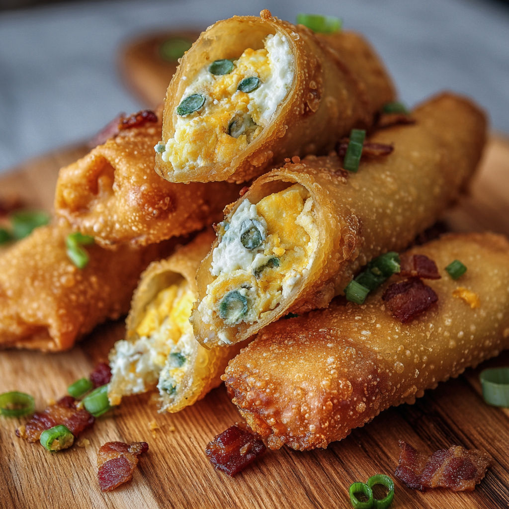 Mini Jalapeño Popper Egg Rolls.