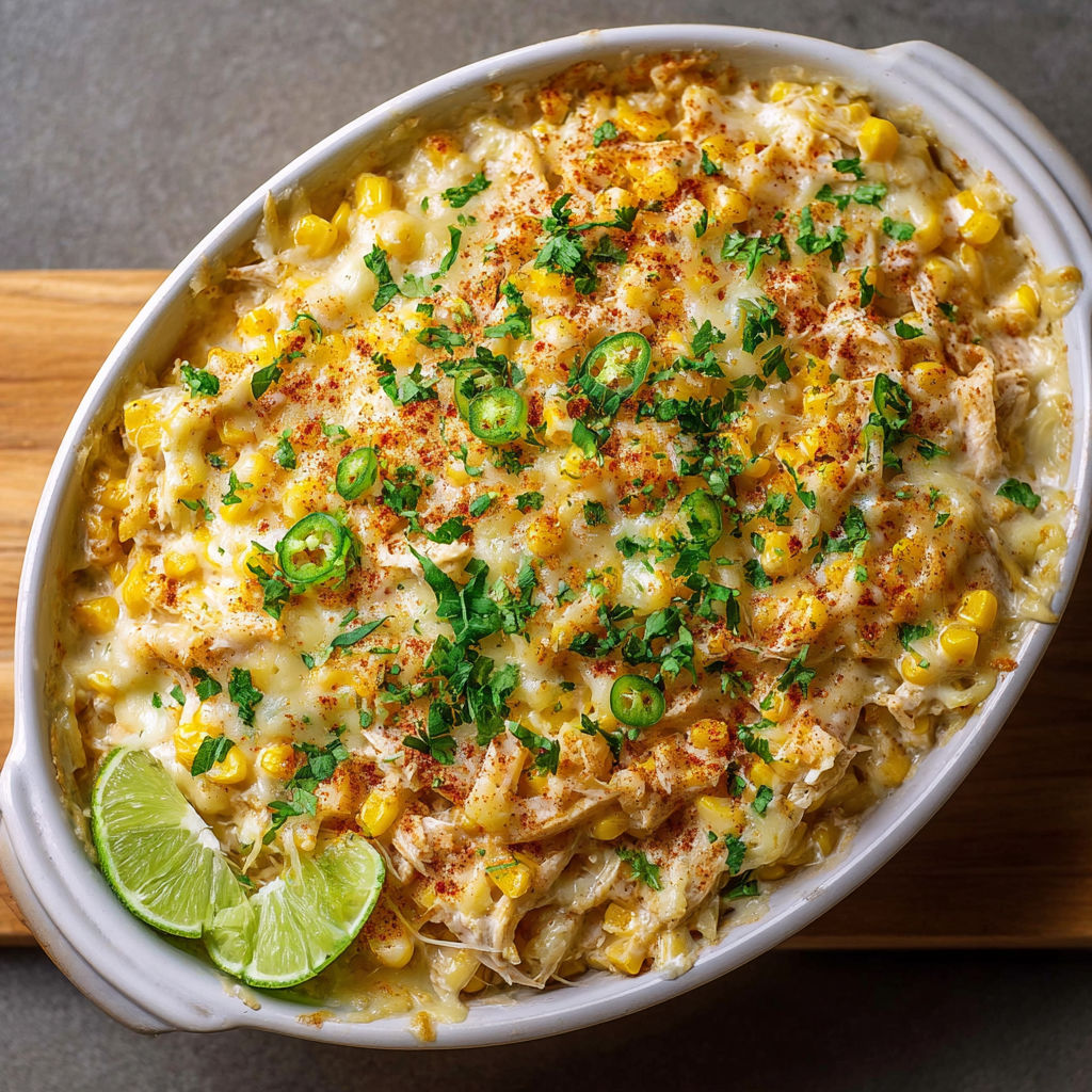 A white bowl filled with a delicious casserole.
