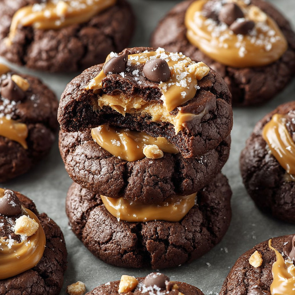Buckeye Brownie Cookies.