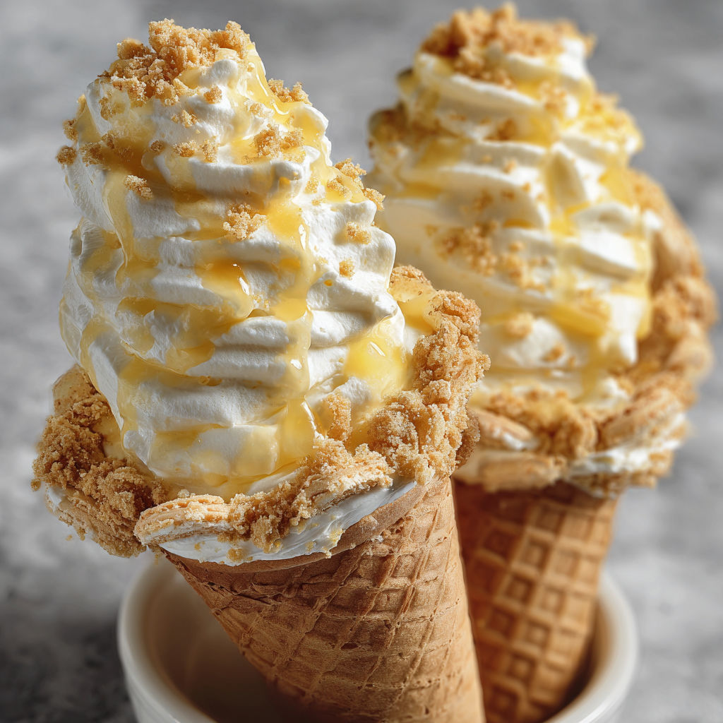 Two scoops of banana pudding cheesecake in a bowl.