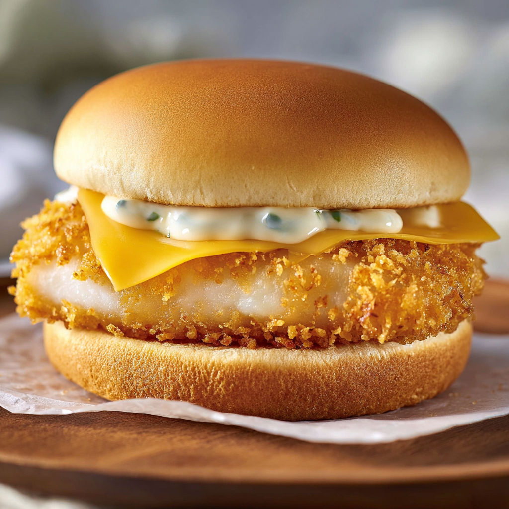 A McDonald's Filet O Fish sandwich.