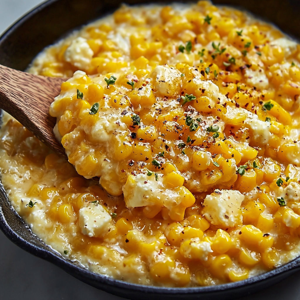 A bowl of corn with butter and honey.
