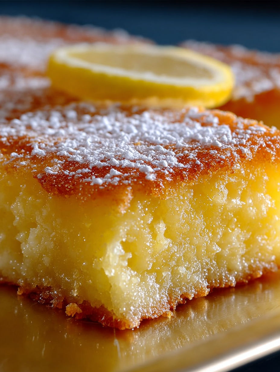 Two Ingredient Lemon Bars.