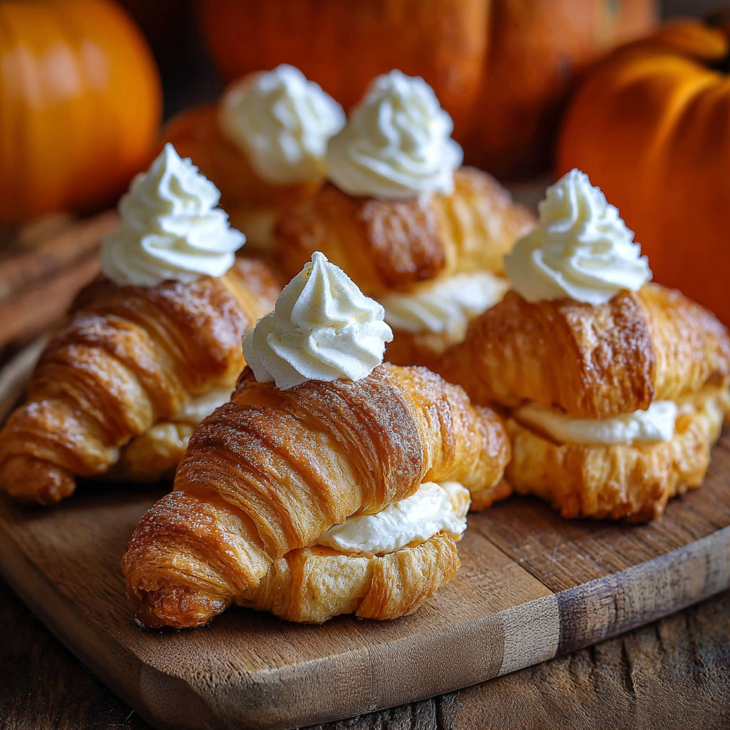 A plate of crescent rolls with cream cheese on top.