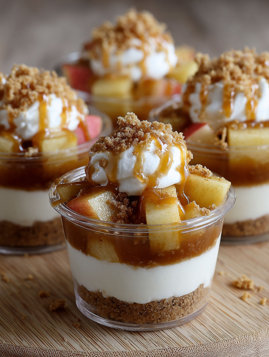 Caramel Apple Dessert Cups.