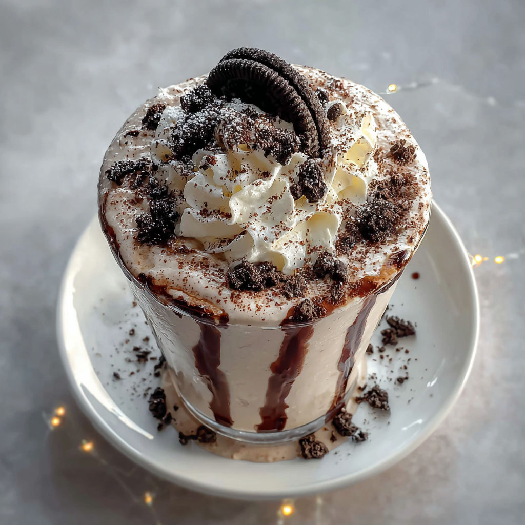 A Dirty Snowman Baileys Ice Cream Cocktail.