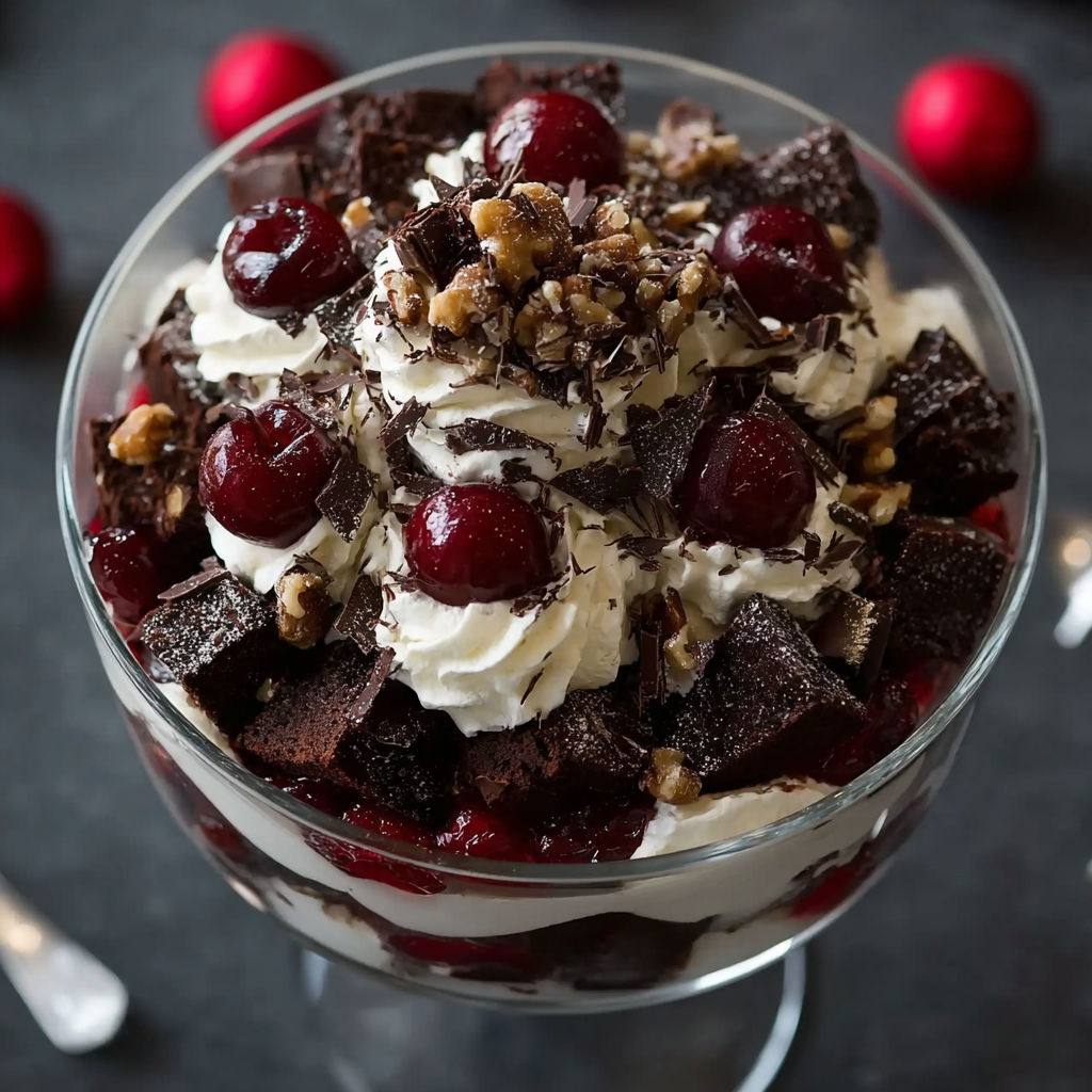 A glass bowl filled with a dessert.