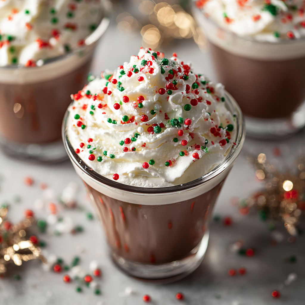 Peppermint Christmas Shots.