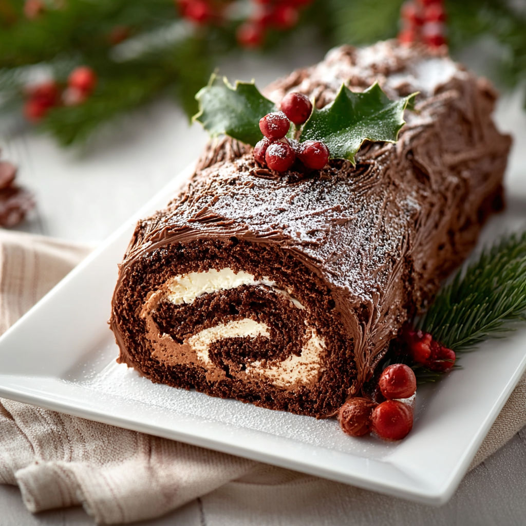 A chocolate cake with a maraschino cherry on top.