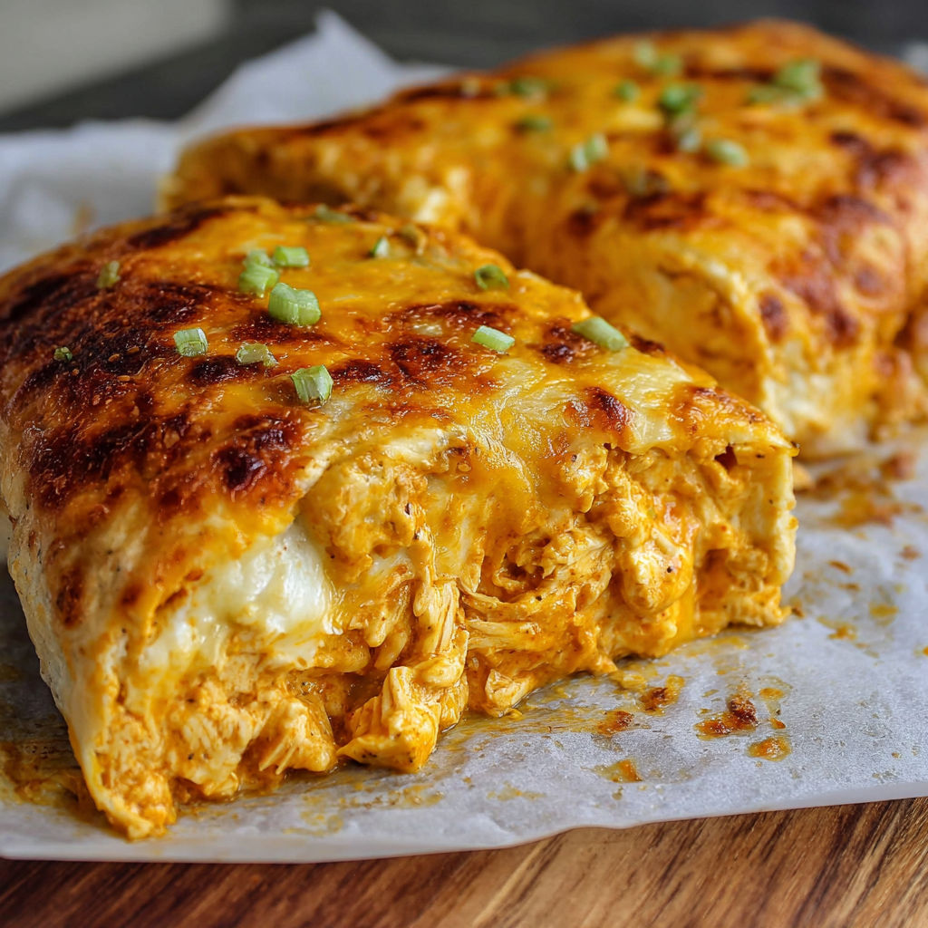 A piece of buffalo chicken on a paper towel.