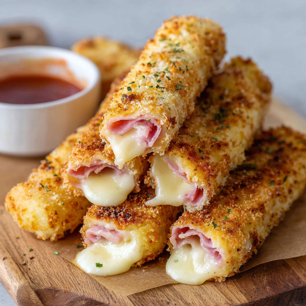 A plate of baked food.