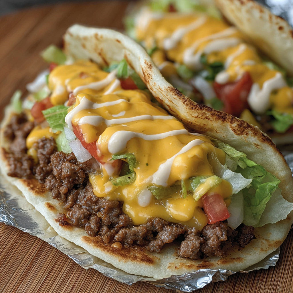 A tortilla with cheese and tomatoes on it.