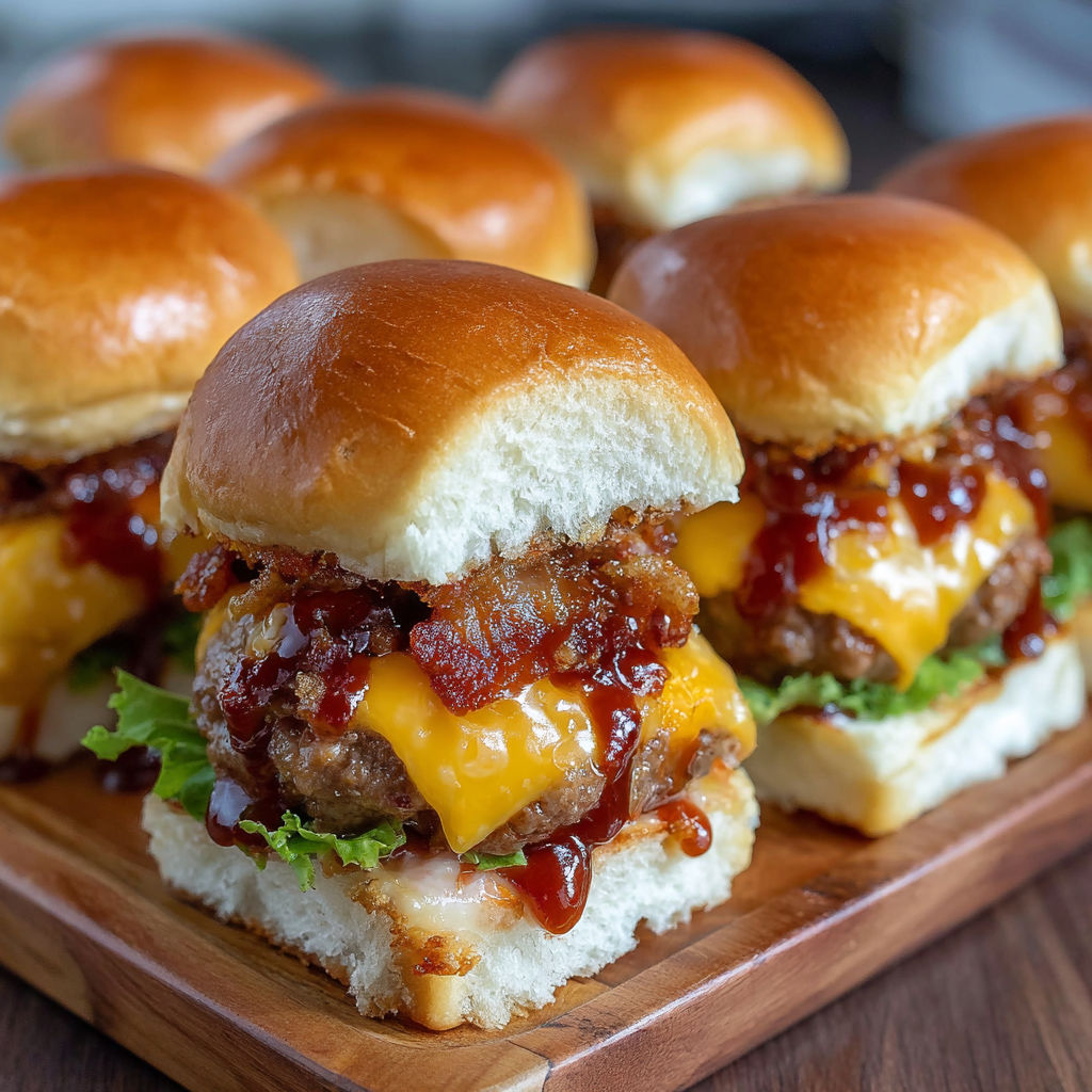 A plate of BBQ sandwiches.