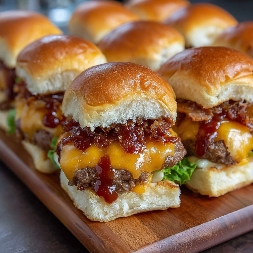 A plate of BBQ sandwiches.