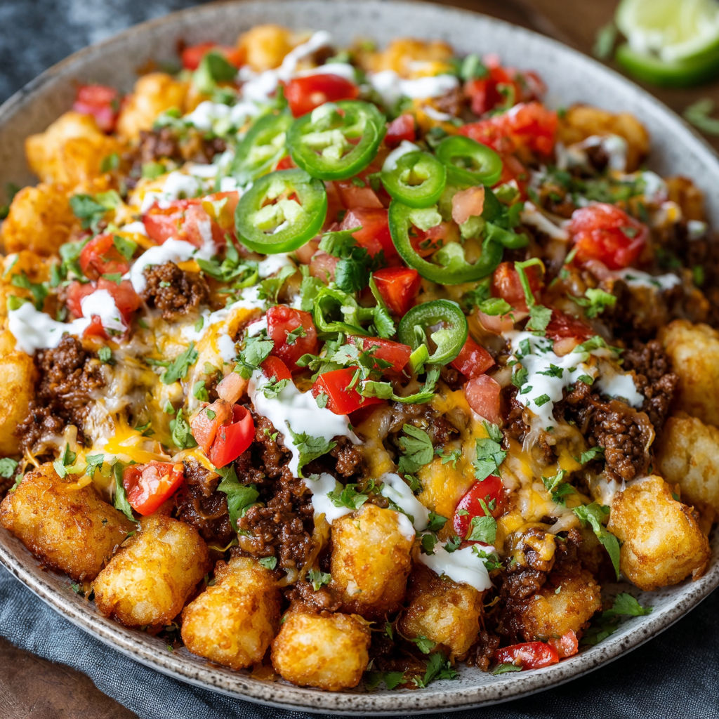 A plate of food with a variety of toppings.