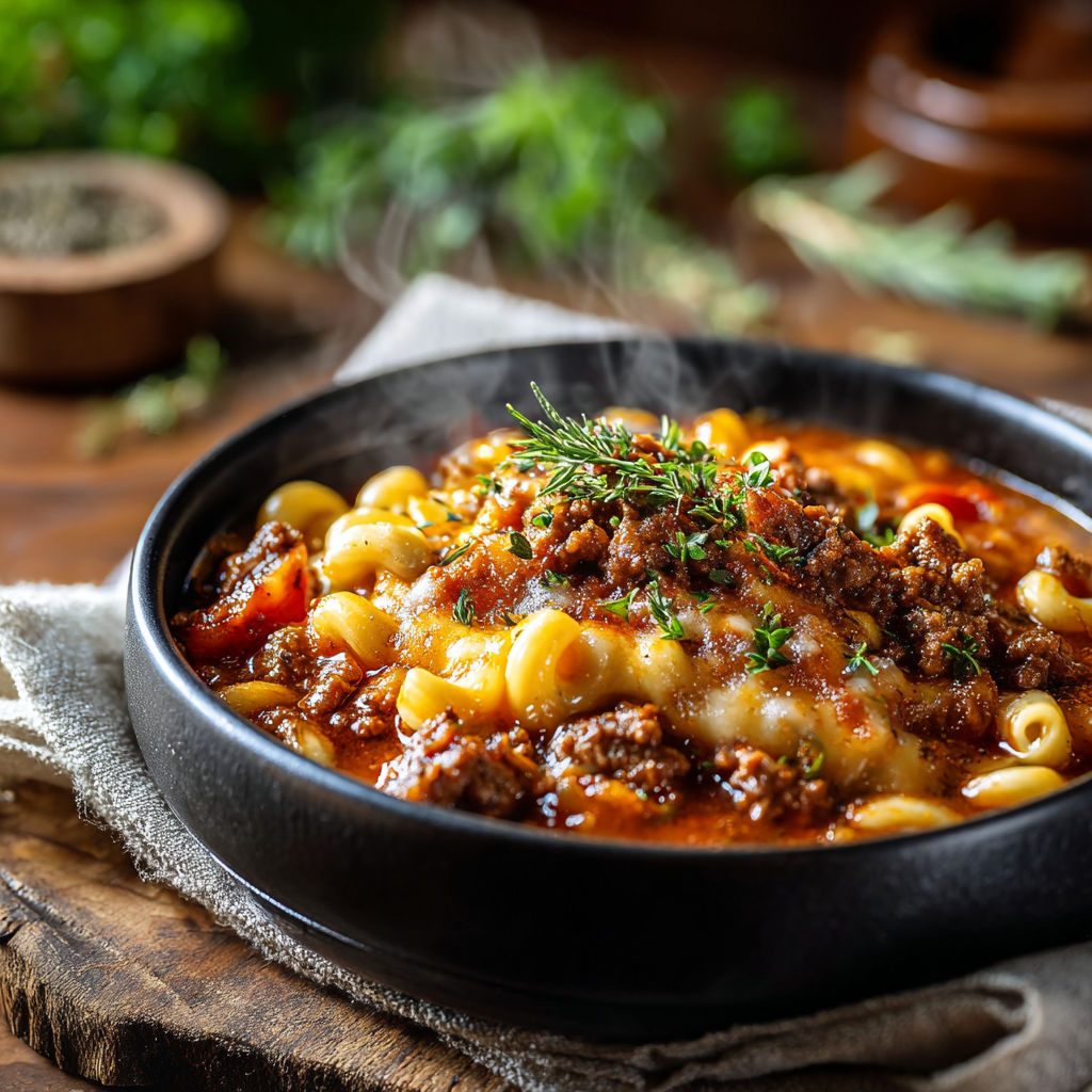A bowl of food with a spoon in it.