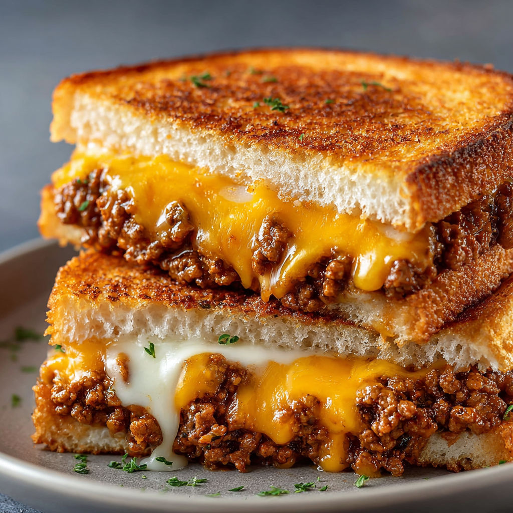 Grilled cheese sandwich.