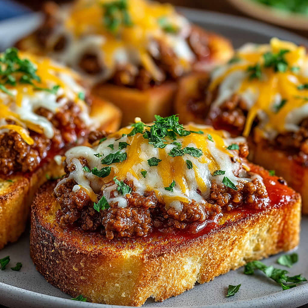 A plate of cheesy chili dogs.
