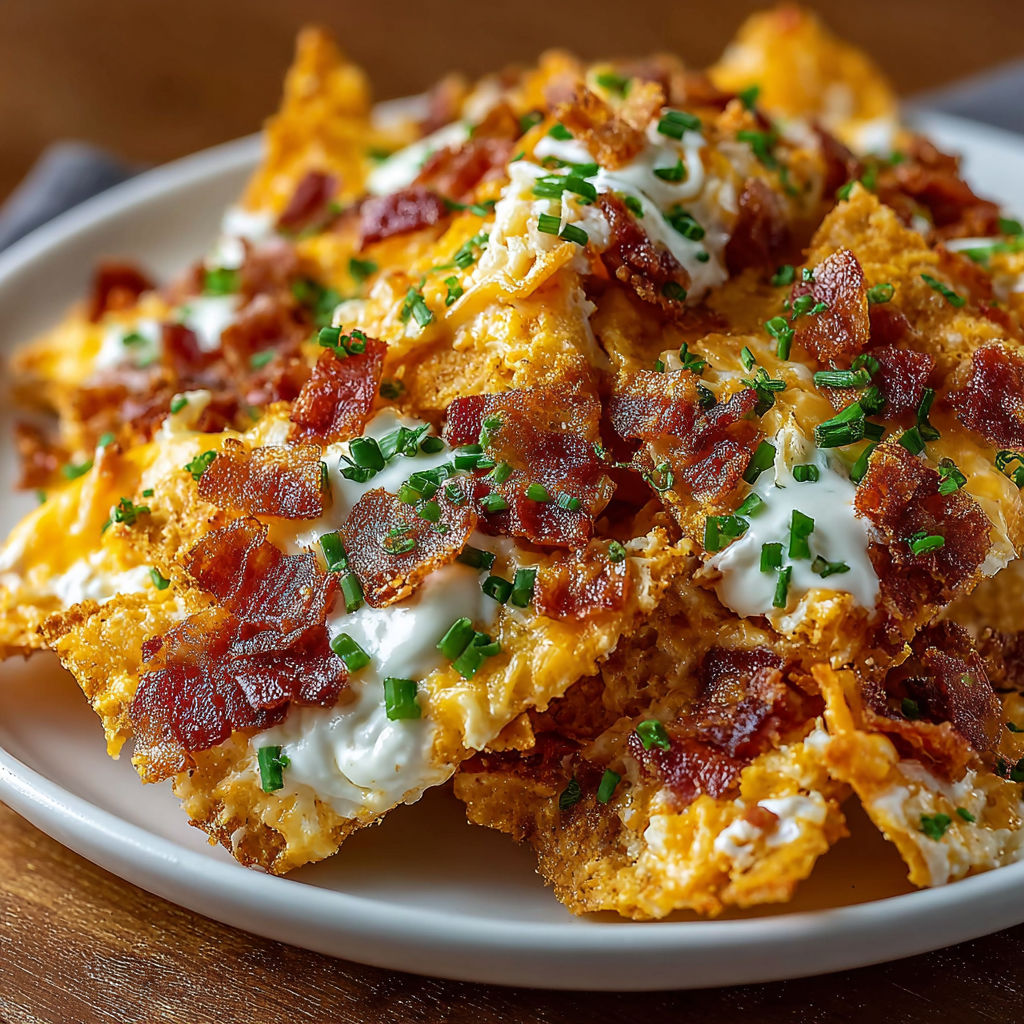 A plate of bacon bits.