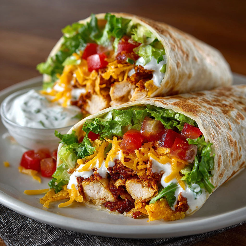 A crunchy burrito on a plate.