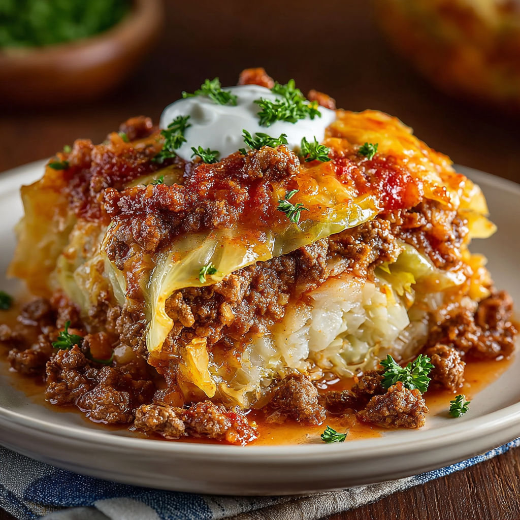 A plate of stuffed meat with a white sauce.