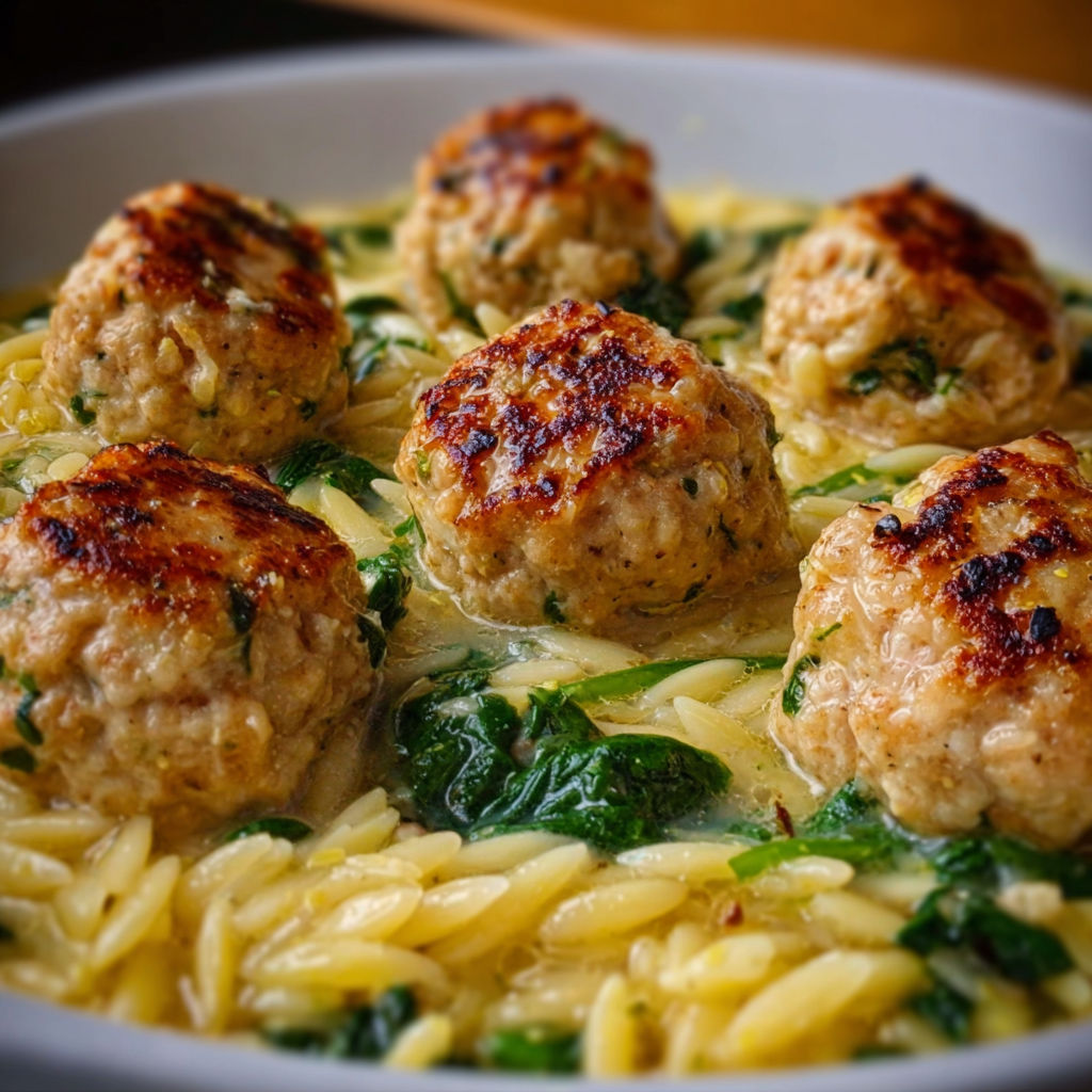 A plate of meatballs in a tomato sauce.