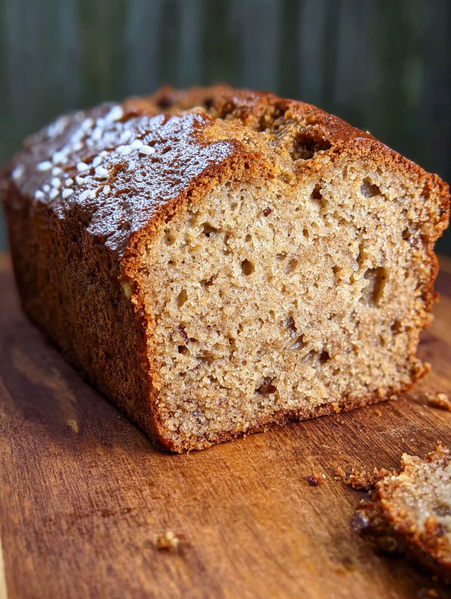 A slice of applesauce bread.