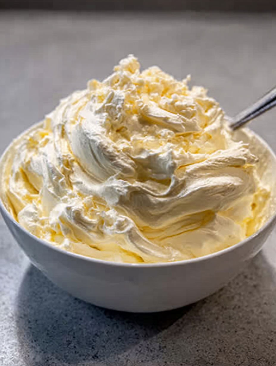 A bowl of banana pudding cheesecake fluff.