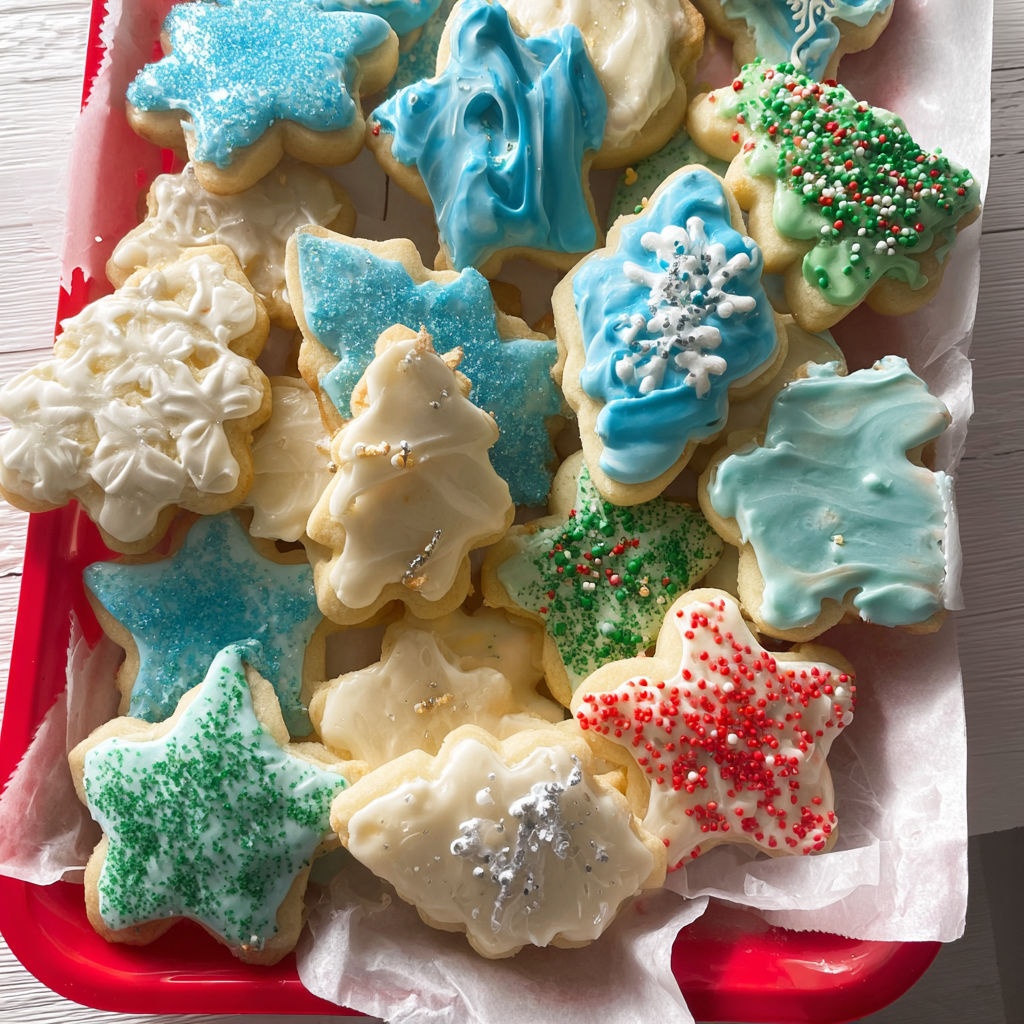 A tray of Urmacher sugar cookies.