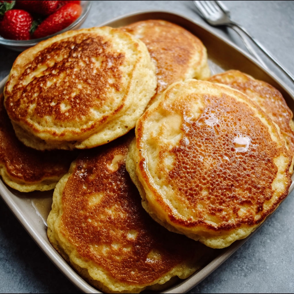 A plate of sweet Mexican pancakes.