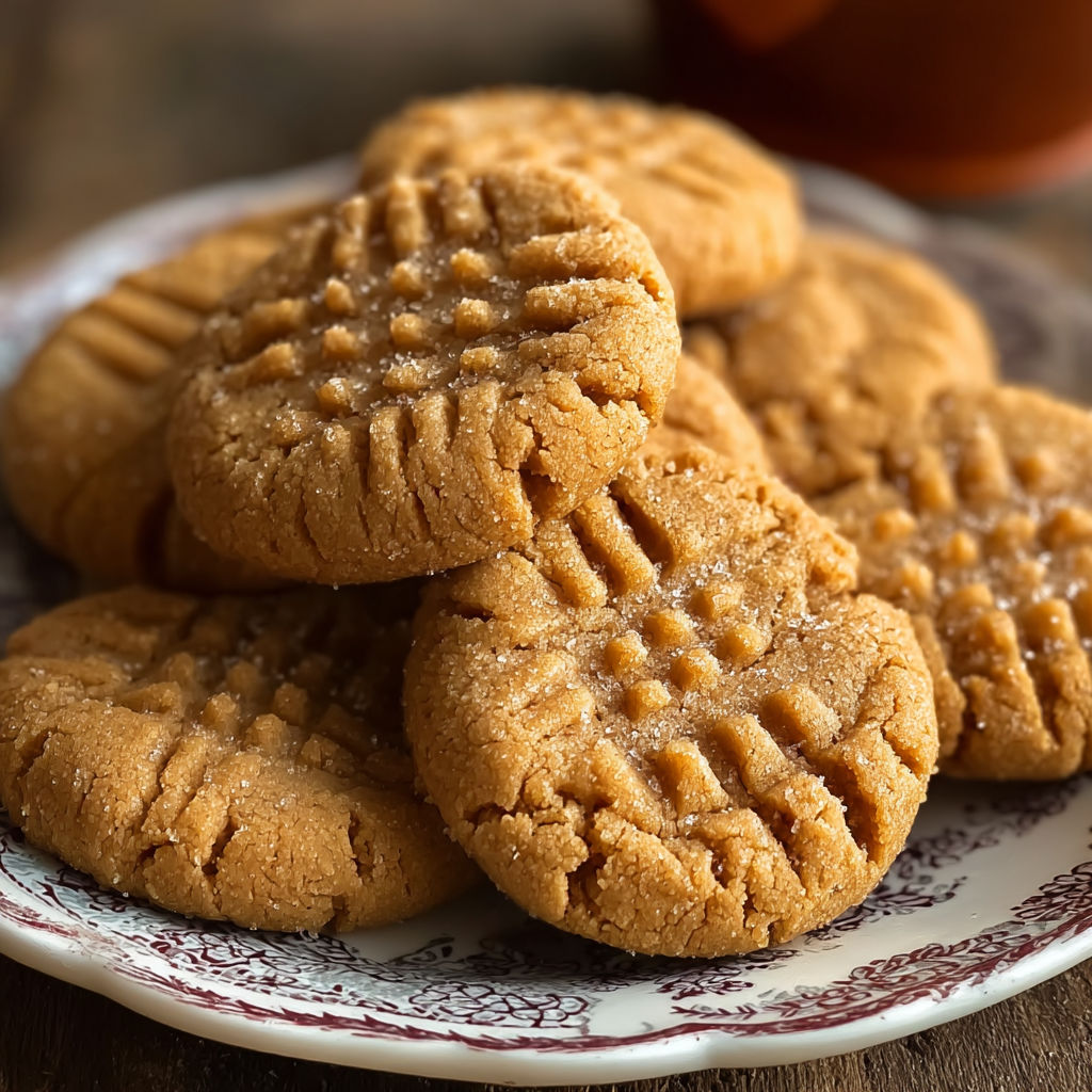A plate of cookies with a brown sugar topping.