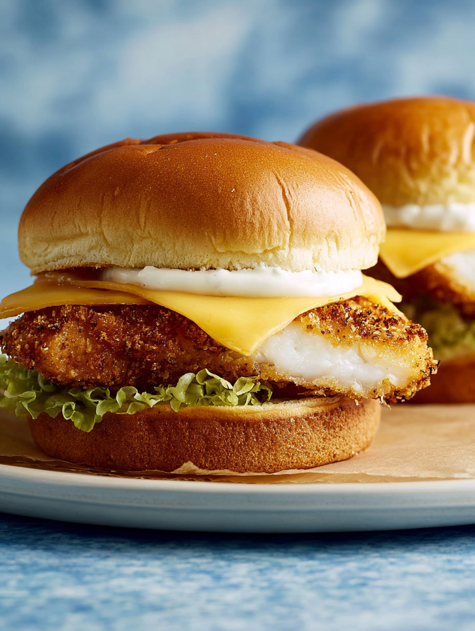 Two McDonald's Filet-O-Fish sandwiches.