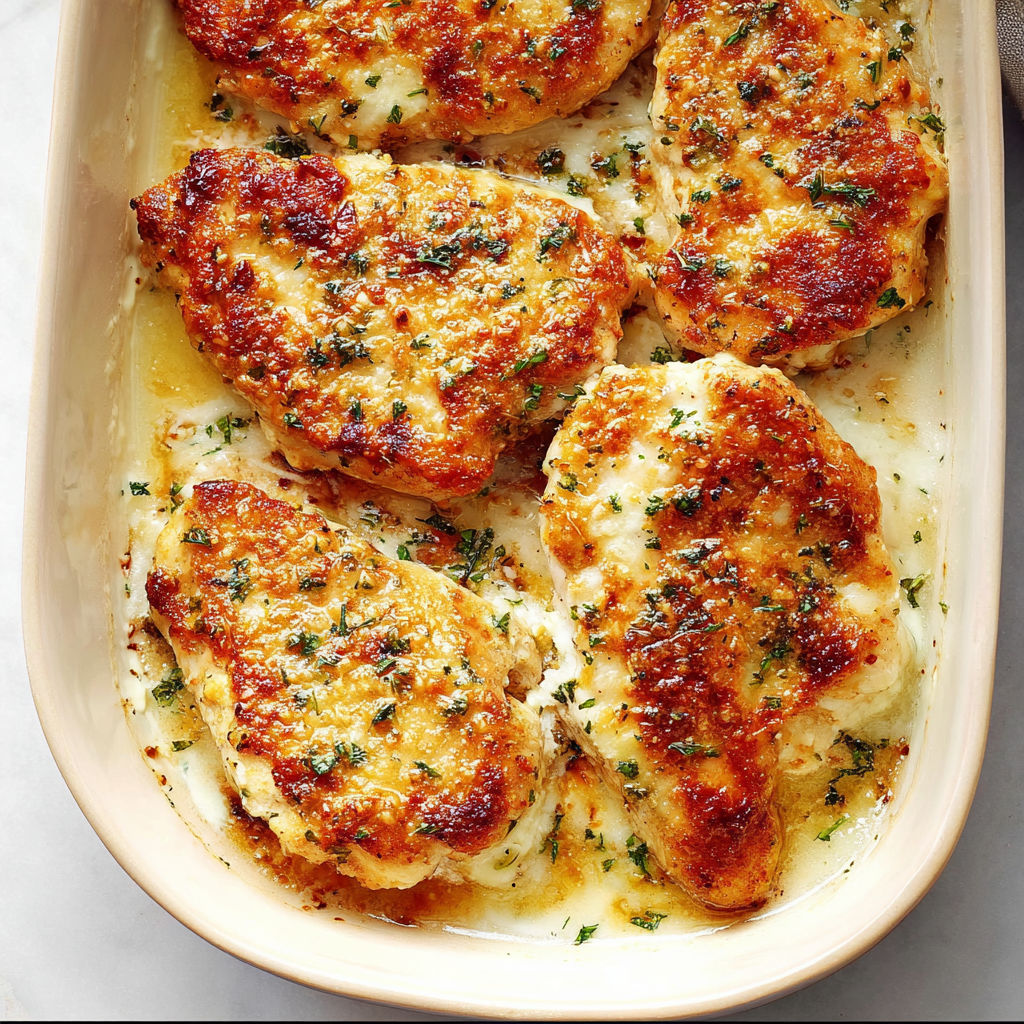 A dish of melt-in-your-mouth chicken breasts.