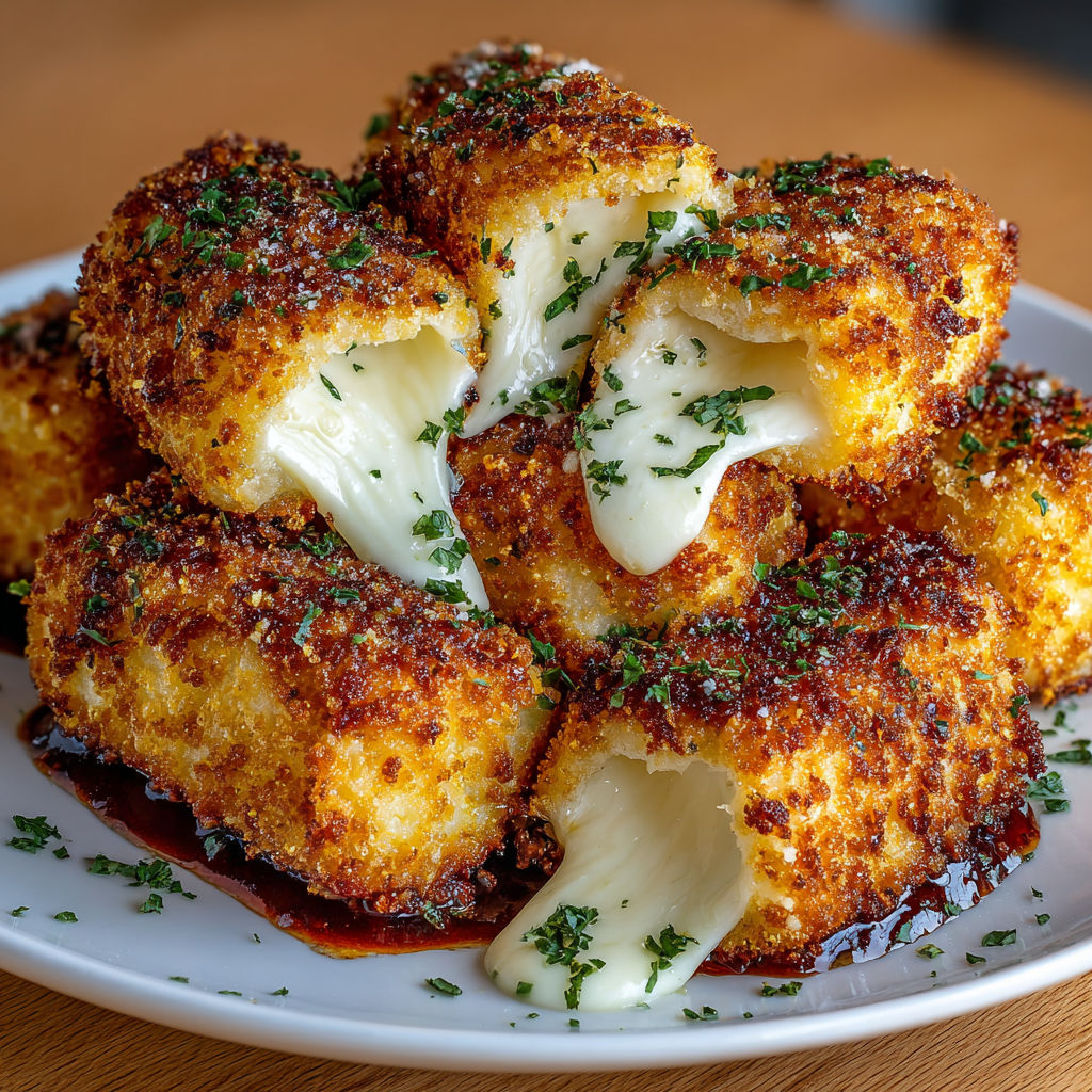 A plate of cheesy bread.
