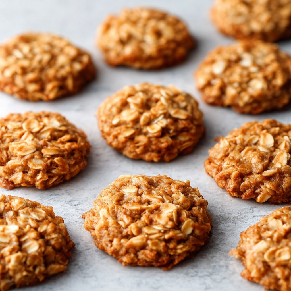 A batch of 4 ingredient applesauce cookies.