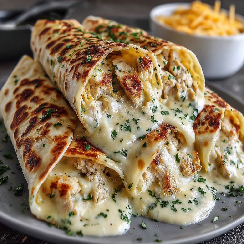 A plate of food with cheese on it.