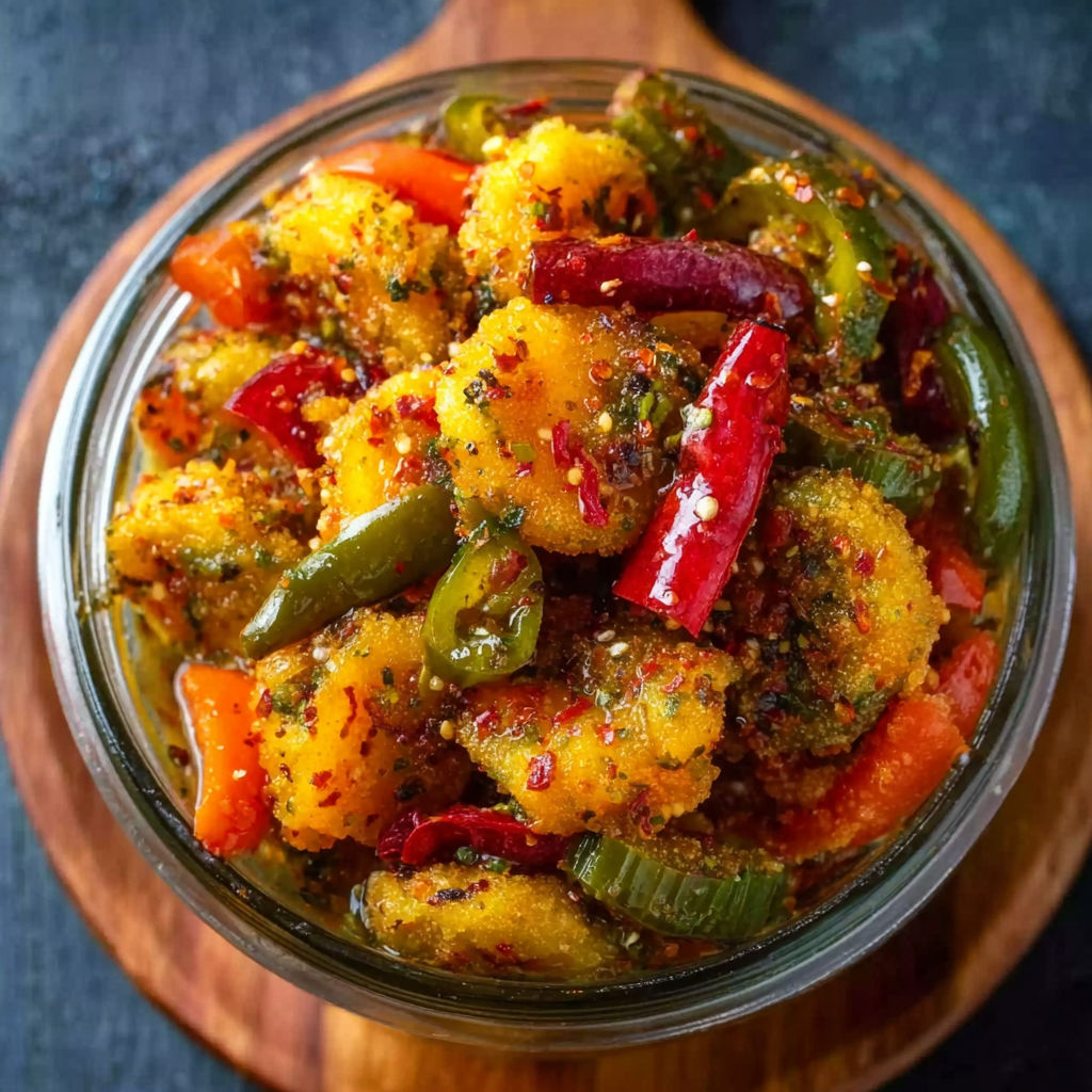 A bowl of pickled possum poppers.