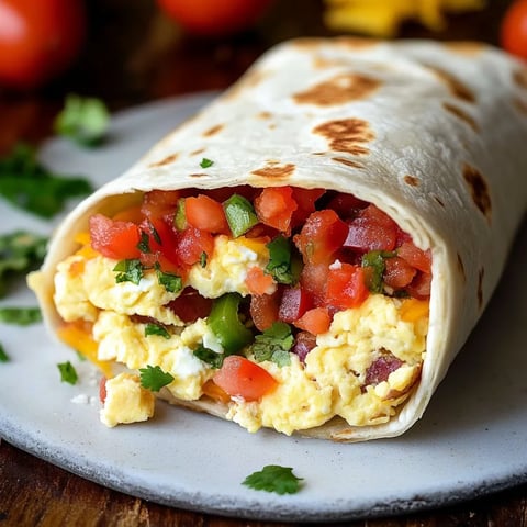 Vegetarian Breakfast Burritos