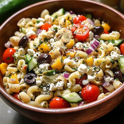 Chopped Greek Pasta Salad