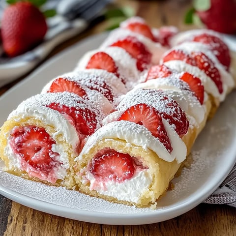 Shortcake Cheesecake Rolls