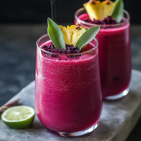 Hibiscus Tea Pineapple Smoothie