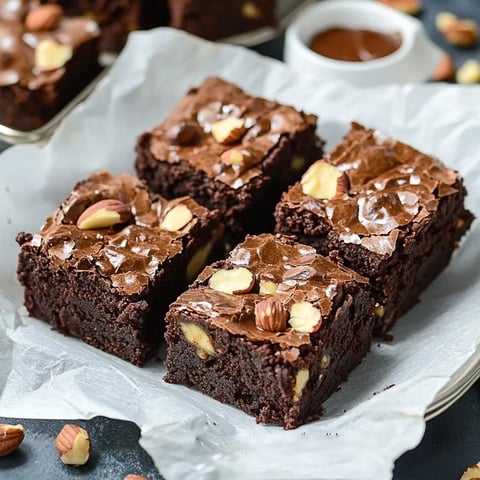 Chocolate Hazelnut Brownies