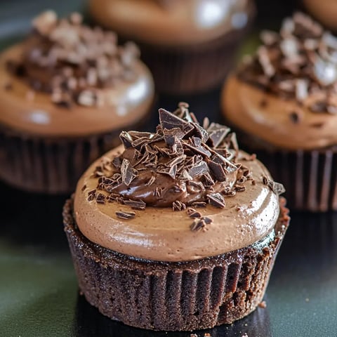 Mini Chocolate Cheesecakes