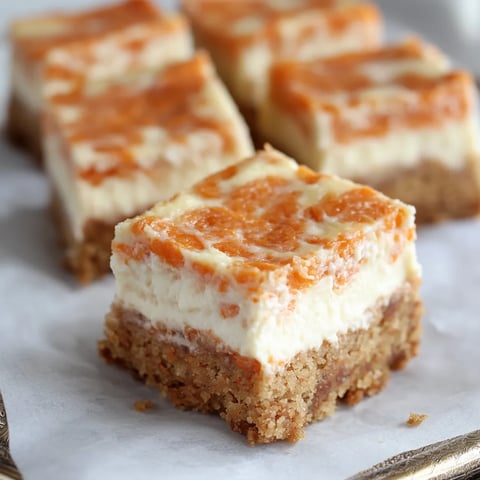 Carrot Cake Cheesecake Bars