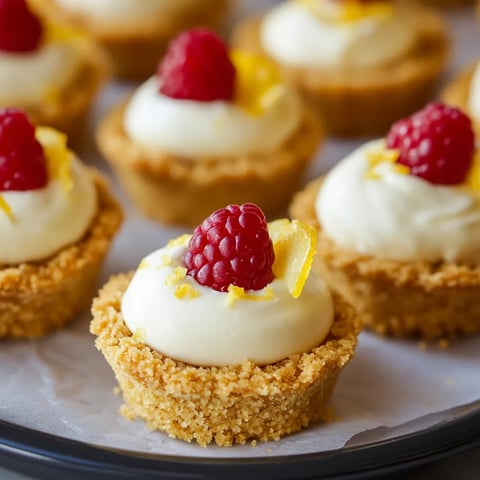 Mini No-Bake Lemon Cheesecake Tarts