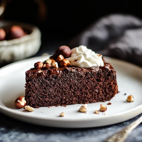 Rich & Fudgy Flourless Chocolate Hazelnut Cake