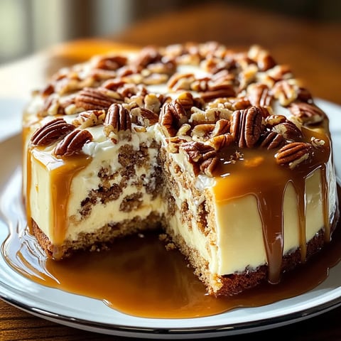 Butter Pecan Praline Poke Cake Recipe
