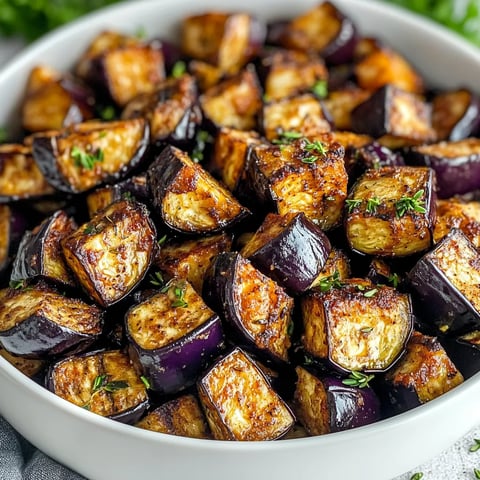 Air Fryer Eggplant Cubes